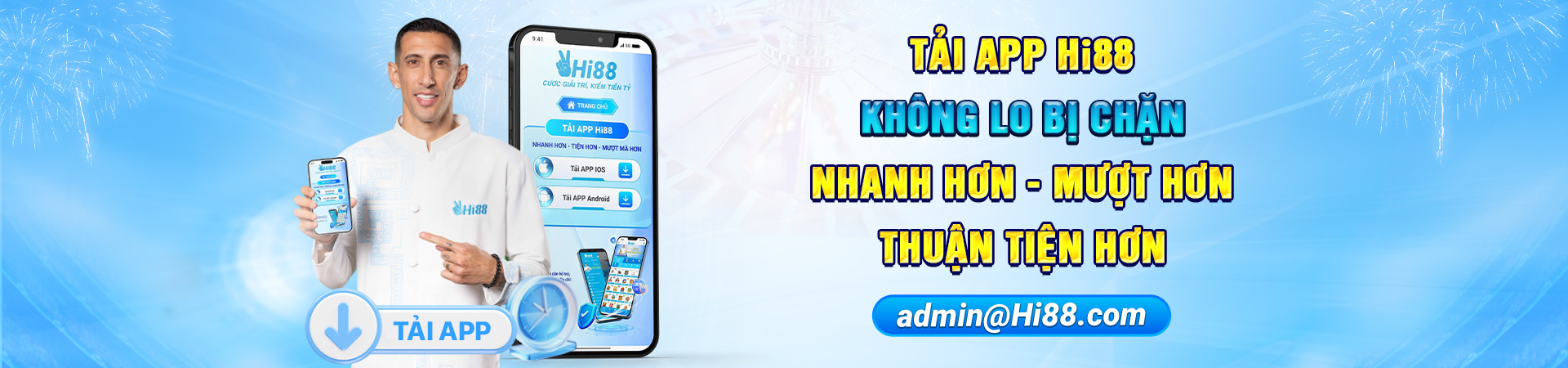 banner tải app Hi88 mobile về điện thoại